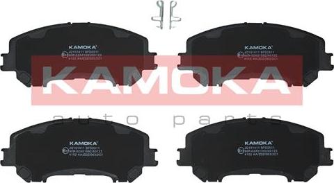 Kamoka JQ101411 - Kit de plaquettes de frein, frein à disque cwaw.fr