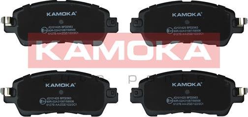 Kamoka JQ101425 - Kit de plaquettes de frein, frein à disque cwaw.fr