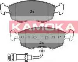 Kamoka JQ101552 - Kit de plaquettes de frein, frein à disque cwaw.fr