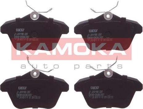 Kamoka JQ1011990 - Kit de plaquettes de frein, frein à disque cwaw.fr