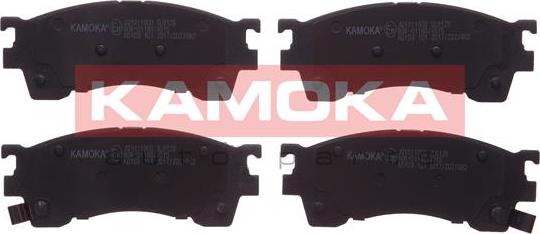 Kamoka JQ1011900 - Kit de plaquettes de frein, frein à disque cwaw.fr