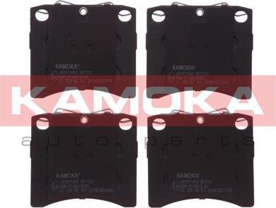 Kamoka JQ1011444 - Kit de plaquettes de frein, frein à disque cwaw.fr