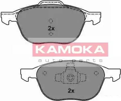 Kamoka JQ101143 - Kit de plaquettes de frein, frein à disque cwaw.fr