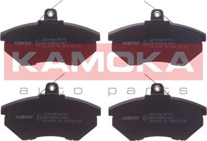 Kamoka JQ1011548 - Kit de plaquettes de frein, frein à disque cwaw.fr