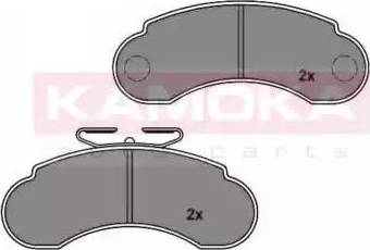 Kamoka JQ1011504 - Kit de plaquettes de frein, frein à disque cwaw.fr