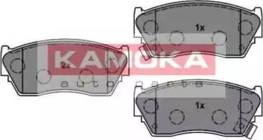 Kamoka JQ1011526 - Kit de plaquettes de frein, frein à disque cwaw.fr