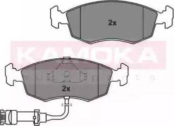 Kamoka JQ1011692 - Kit de plaquettes de frein, frein à disque cwaw.fr