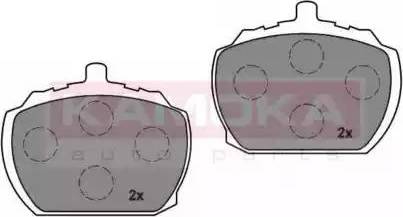 Kamoka JQ1011666 - Kit de plaquettes de frein, frein à disque cwaw.fr