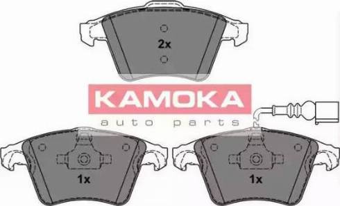 Kamoka JQ101160 - Kit de plaquettes de frein, frein à disque cwaw.fr