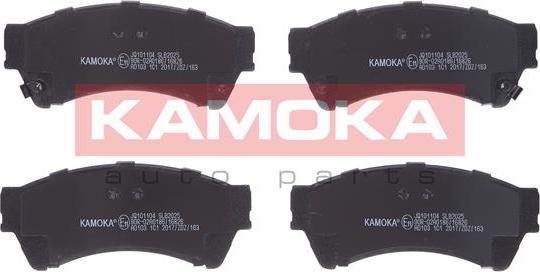 Kamoka JQ101104 - Kit de plaquettes de frein, frein à disque cwaw.fr