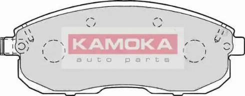 Kamoka JQ101106 - Kit de plaquettes de frein, frein à disque cwaw.fr