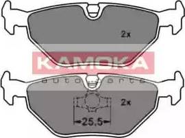 Kamoka JQ1011156 - Kit de plaquettes de frein, frein à disque cwaw.fr