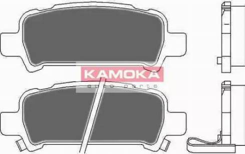 Kamoka JQ101116 - Kit de plaquettes de frein, frein à disque cwaw.fr