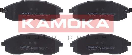 Kamoka JQ101180 - Kit de plaquettes de frein, frein à disque cwaw.fr