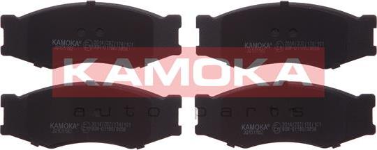 Kamoka JQ101182 - Kit de plaquettes de frein, frein à disque cwaw.fr