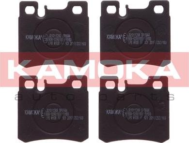 Kamoka JQ1011288 - Kit de plaquettes de frein, frein à disque cwaw.fr