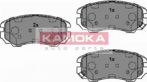 Kamoka JQ1018500 - Kit de plaquettes de frein, frein à disque cwaw.fr