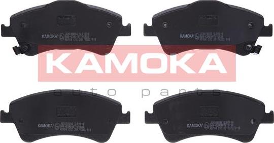 Kamoka JQ1018094 - Kit de plaquettes de frein, frein à disque cwaw.fr