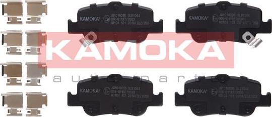 Kamoka JQ1018096 - Kit de plaquettes de frein, frein à disque cwaw.fr