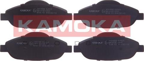 Kamoka JQ1018006 - Kit de plaquettes de frein, frein à disque cwaw.fr