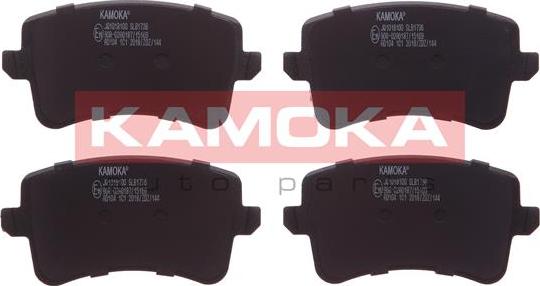 Kamoka JQ1018100 - Kit de plaquettes de frein, frein à disque cwaw.fr