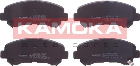 Kamoka JQ1018102 - Kit de plaquettes de frein, frein à disque cwaw.fr