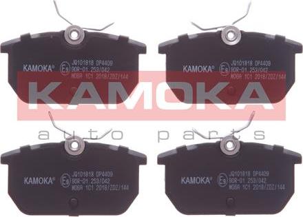 Kamoka JQ101818 - Kit de plaquettes de frein, frein à disque cwaw.fr