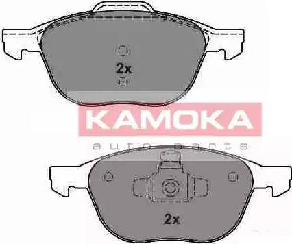 Kamoka JQ1018124 - Kit de plaquettes de frein, frein à disque cwaw.fr