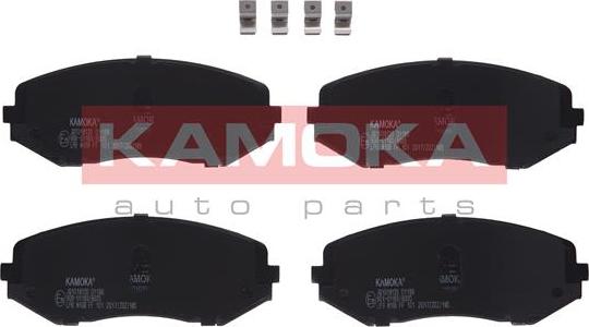 Kamoka JQ1018120 - Kit de plaquettes de frein, frein à disque cwaw.fr