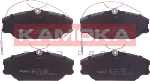 Kamoka JQ101812 - Kit de plaquettes de frein, frein à disque cwaw.fr