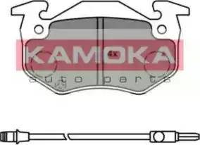 Kamoka JQ101880 - Kit de plaquettes de frein, frein à disque cwaw.fr