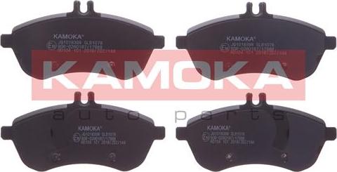 Kamoka JQ1018398 - Kit de plaquettes de frein, frein à disque cwaw.fr