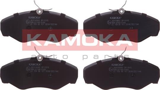 Kamoka JQ1018362 - Kit de plaquettes de frein, frein à disque cwaw.fr