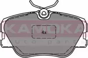 Kamoka JQ101830 - Kit de plaquettes de frein, frein à disque cwaw.fr