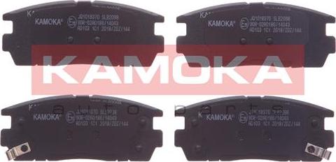 Kamoka JQ1018370 - Kit de plaquettes de frein, frein à disque cwaw.fr