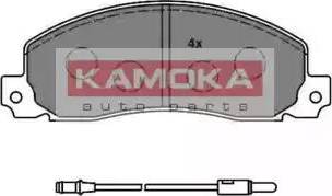 Kamoka JQ101828 - Kit de plaquettes de frein, frein à disque cwaw.fr