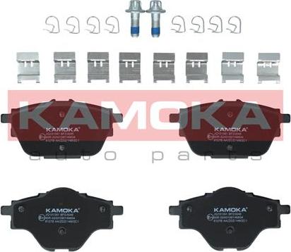 Kamoka JQ101391 - Kit de plaquettes de frein, frein à disque cwaw.fr