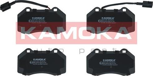 Kamoka JQ101397 - Kit de plaquettes de frein, frein à disque cwaw.fr