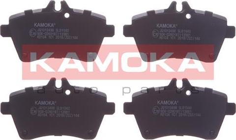 Kamoka JQ1013498 - Kit de plaquettes de frein, frein à disque cwaw.fr