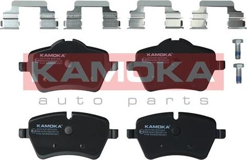 Kamoka JQ101340 - Kit de plaquettes de frein, frein à disque cwaw.fr