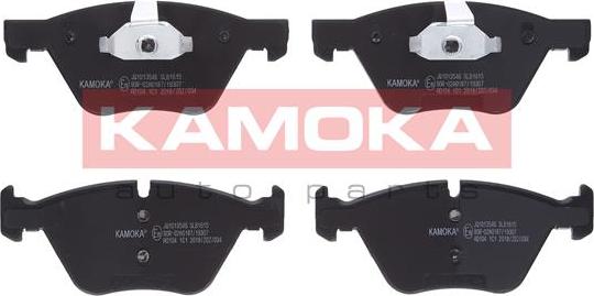 Kamoka JQ1013546 - Kit de plaquettes de frein, frein à disque cwaw.fr