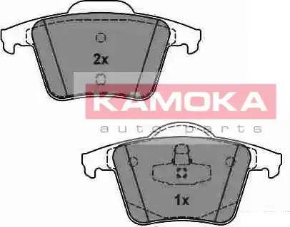 Kamoka JQ1013564 - Kit de plaquettes de frein, frein à disque cwaw.fr