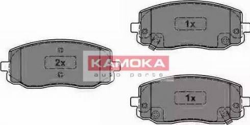 Kamoka JQ1013566 - Kit de plaquettes de frein, frein à disque cwaw.fr