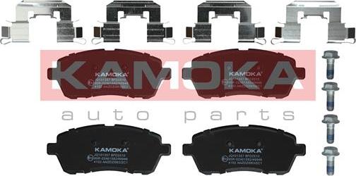 Kamoka JQ101357 - Kit de plaquettes de frein, frein à disque cwaw.fr