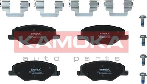 Kamoka JQ101362 - Kit de plaquettes de frein, frein à disque cwaw.fr