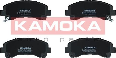 Kamoka JQ101316 - Kit de plaquettes de frein, frein à disque cwaw.fr