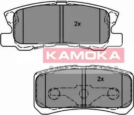 Kamoka JQ1013810 - Kit de plaquettes de frein, frein à disque cwaw.fr