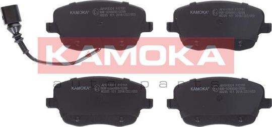 Kamoka JQ1013324 - Kit de plaquettes de frein, frein à disque cwaw.fr