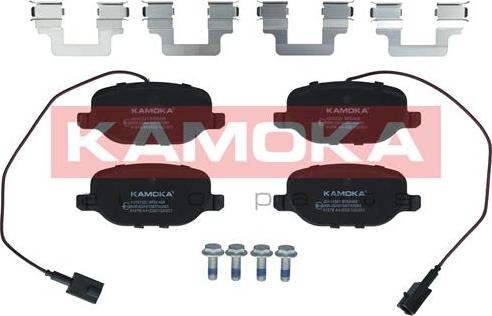 Kamoka JQ101321 - Kit de plaquettes de frein, frein à disque cwaw.fr