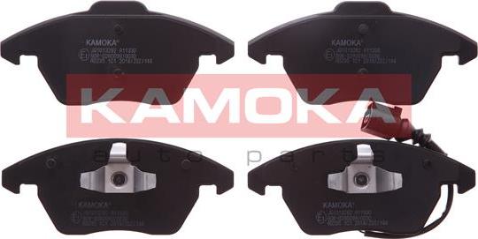 Kamoka JQ1013282 - Kit de plaquettes de frein, frein à disque cwaw.fr